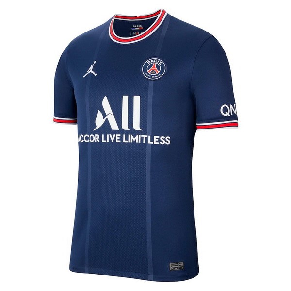 Heimtrikot Paris Saint Germain 2021-2022 Blau Günstige Fußballtrikots